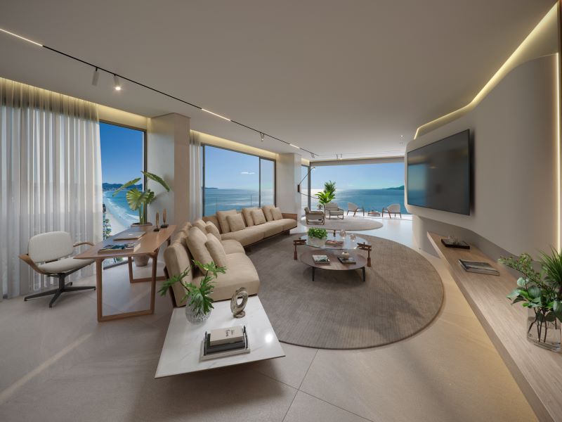 Com spa e avaliada em mais de R$ 50 milhões, conheça a cobertura triplex à venda em um dos M² mais valorizados do país