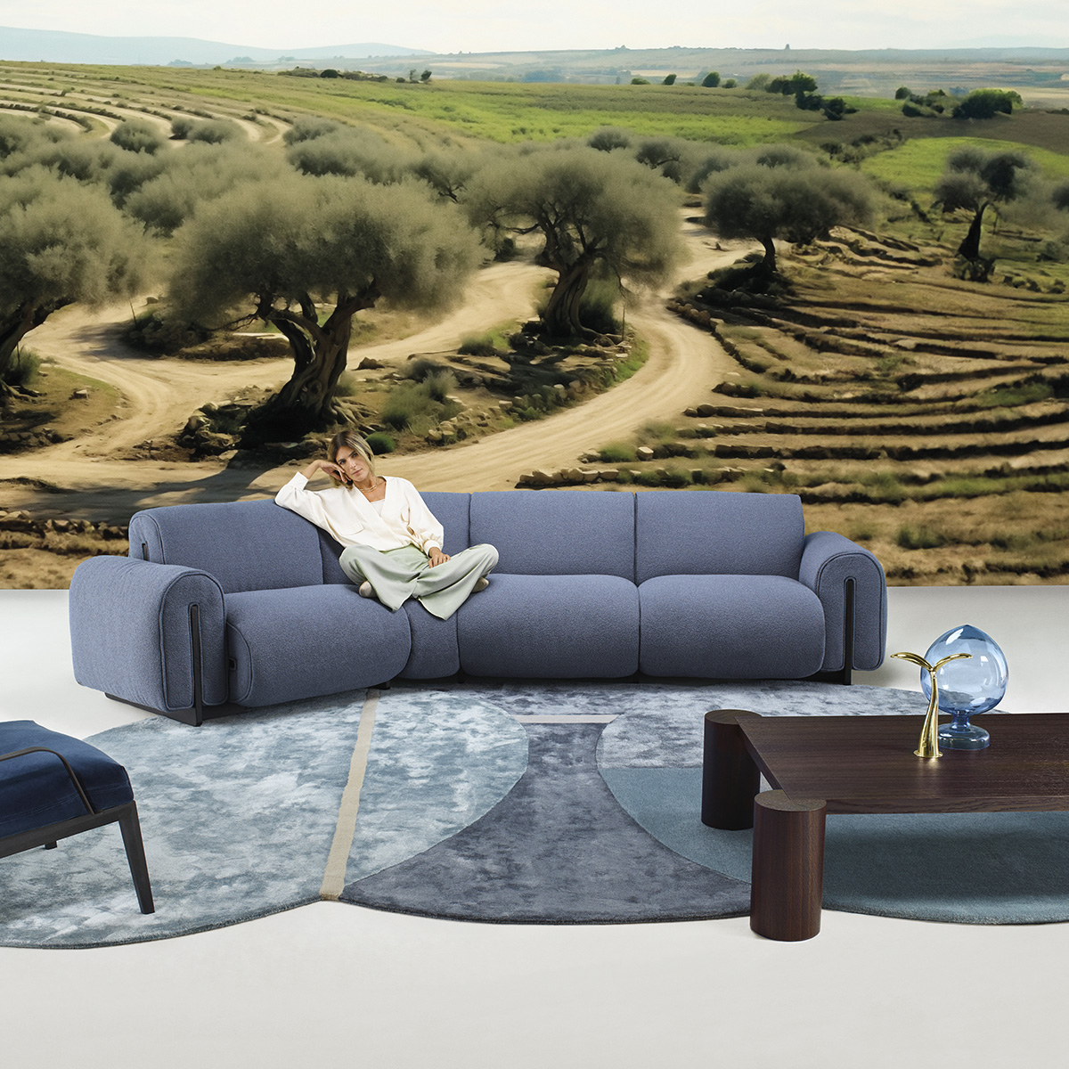 A elegância das cores na decoração com Natuzzi Italia