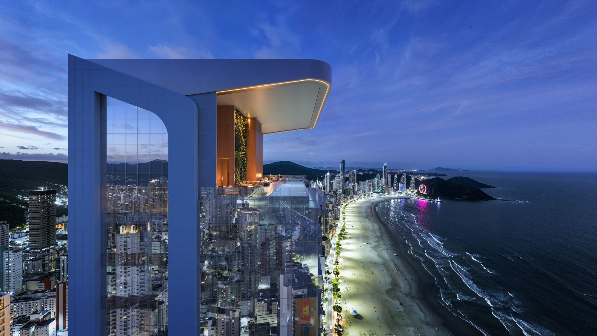 Exclusividade de frente para o mar: conheça as comodidades de uma penthouse de R$ 34 milhões em Balneário Camboriú