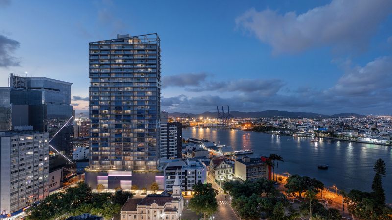 90% vendido, edifício instagramável com rooftop panorâmico aposta em moradia por assinatura