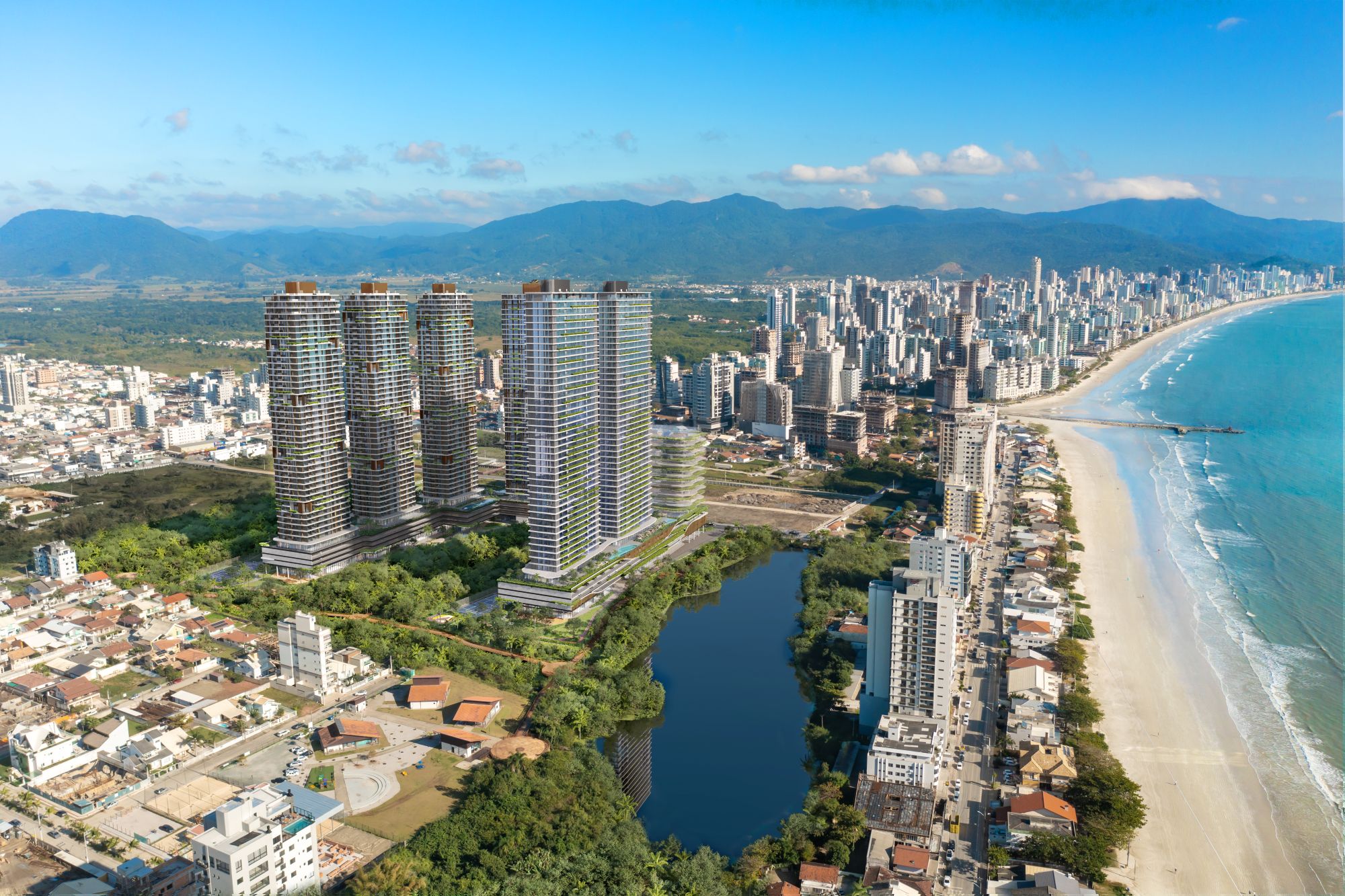 Após o boom imobiliário no litoral catarinense, Porto Belo entra no radar dos investidores com empreendimento bilionário e filosofia escandinava
