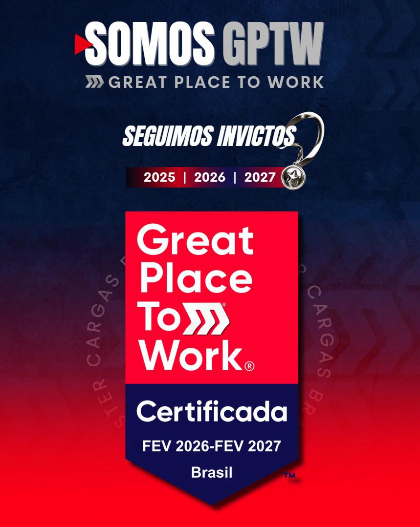 Master Cargas Brasil é homologada pelo Great Place to Work pelo segundo ano consecutivo