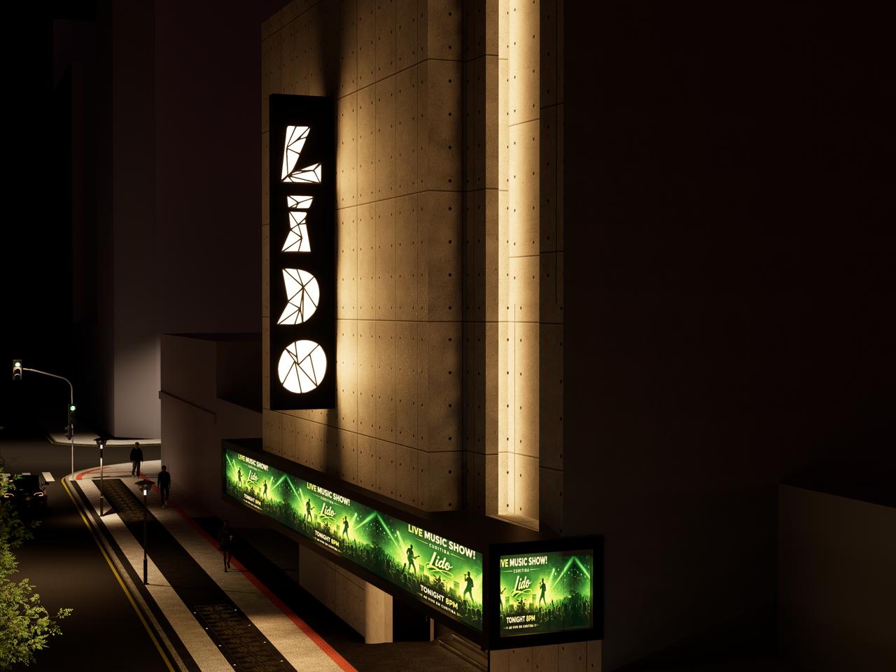 Investimento de R$ 22 milhões transforma antigo cinema de rua em espaço para shows e eventos em Curitiba
