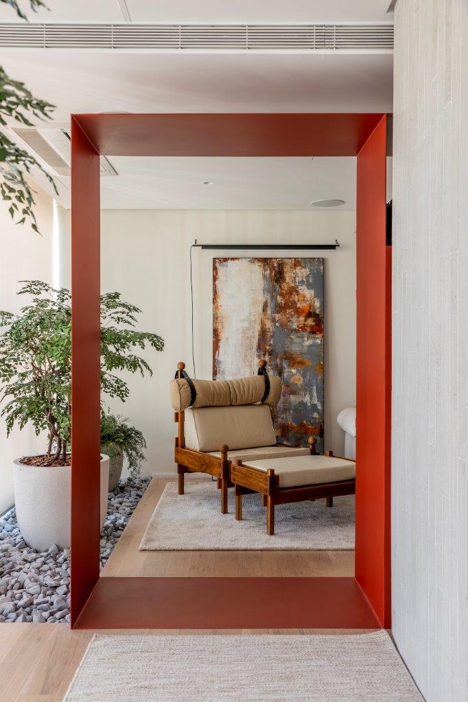 Apartamento Ripas: Estrutura como identidade