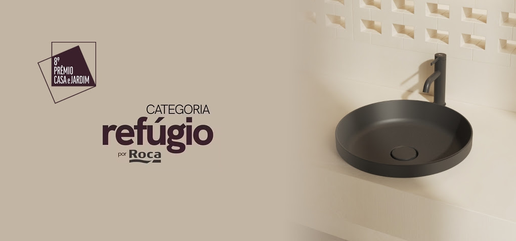 Roca reforça compromisso com a arquitetura e o design brasileiros no Prêmio Casa e Jardim 2026