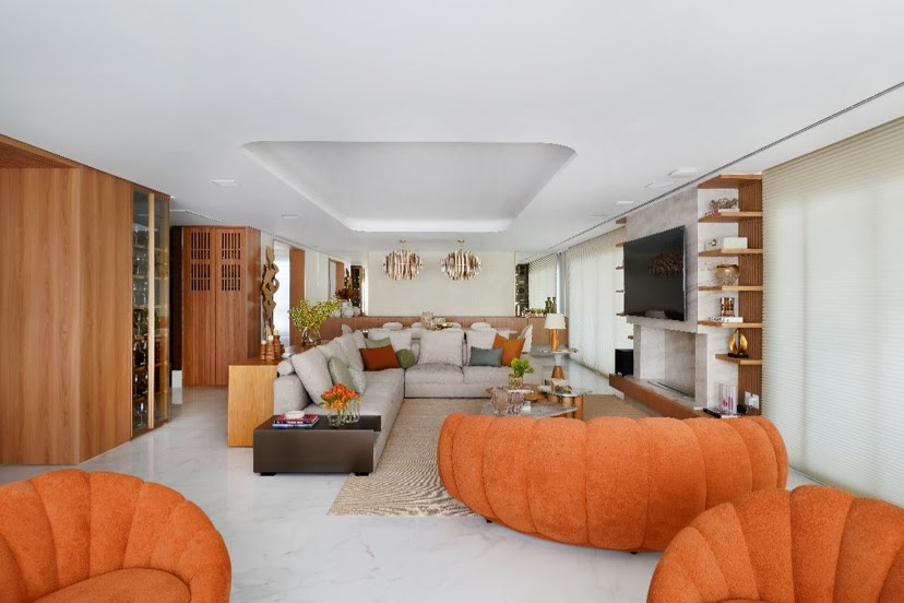 Apartamento de 320m² passa por reforma e encanta com adega Walk-in e integração